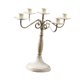 thumbnail image 4 of Candelabro de varios brazos, candelabro decorativo para mesa de comedor, cónico para club, repisa de Halloween Blanco con 5 brazos, 4 of 8