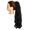 thumbnail image 2 of SAYFUT Women Lady 18" Thick Clip In Pony Tail Hair Extensions Fashion Claw Clip Jaw Long Wavy Ponytail, 2 of 7