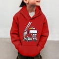 thumbnail image 3 of Boys Hoodies & Sweatshirts Fire Truck Printing Children's Fashion Casual Pocket Decoration Hoodie for Boys and Girls, 3 of 3