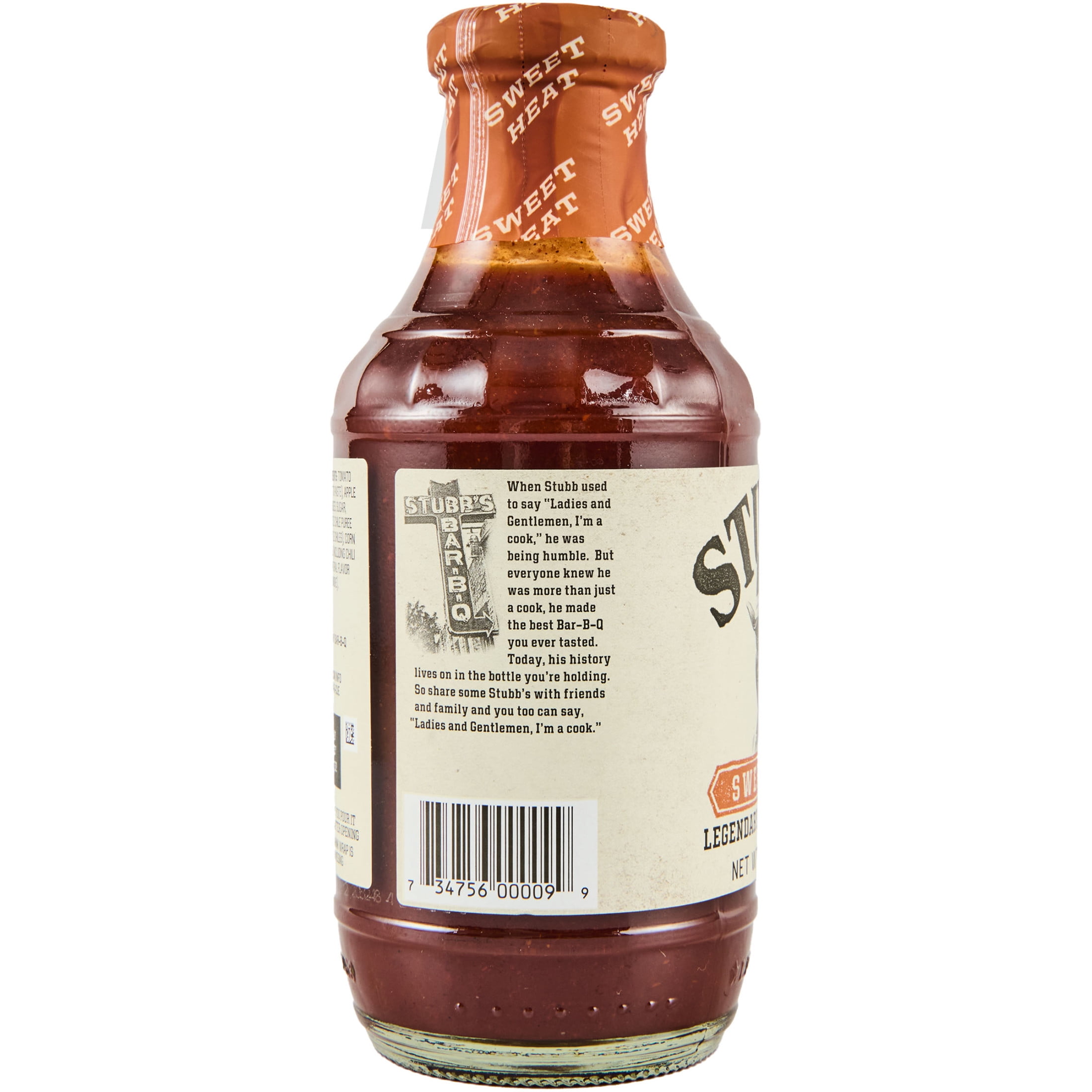 Stubb's Gluten Free Sweet Heat Barbecue, 18 oz Bottle - Walmart.com