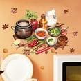 thumbnail image 1 of Adhesivos de pared autoadhesivos de PVC con ingredientes alimentarios, 29,5 x 24 cm, 1 of 4