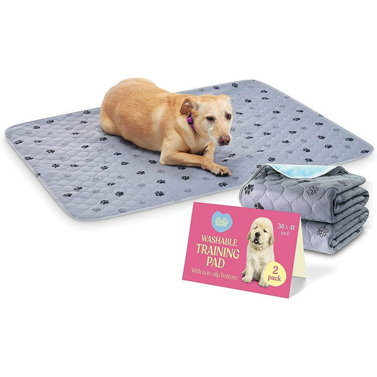 NEW Puppy Pads Washable Pee Pads for Dogs Puppy Training Pads Washable Dog  Training Pads Dog Pee Toilet 51x66cm-grey-2 Pack Pet Mat 