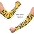 thumbnail image 4 of ALAZA Leaf Art Pattern-1 UV Sun Protection Arm Sleeves UPF 50+ Compression Cooling Sleeve 1 Pair, 4 of 7