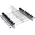 thumbnail image 4 of 10 perchas de metal para pantalones, soporte de metal con clip, 4 of 5