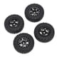 thumbnail image 1 of 4 Uds CNC Micro ruedas de neumáticos aptos para Axial SCX24 90081 00001 000002 RC crawler piezas de repuesto Negro B, 1 of 8