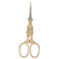 thumbnail image 1 of Embroidery Scissors, Stainless Steel Multi Purpose Sharper Blades Vintage Scissors Corrosion Resistant  For Needlework For Sewing For Embroidery Gold, 1 of 8