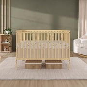 Dream On Me Synergy 5 in 1 Convertible Crib in Barnwood Natural, Greenguard Gold Certified