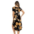 thumbnail image 2 of CALIPESSA Women's Summer Black Floral Print Maternity Empire Waist Loose Swing Pregnancy Casual Midi Dress, 2 of 5