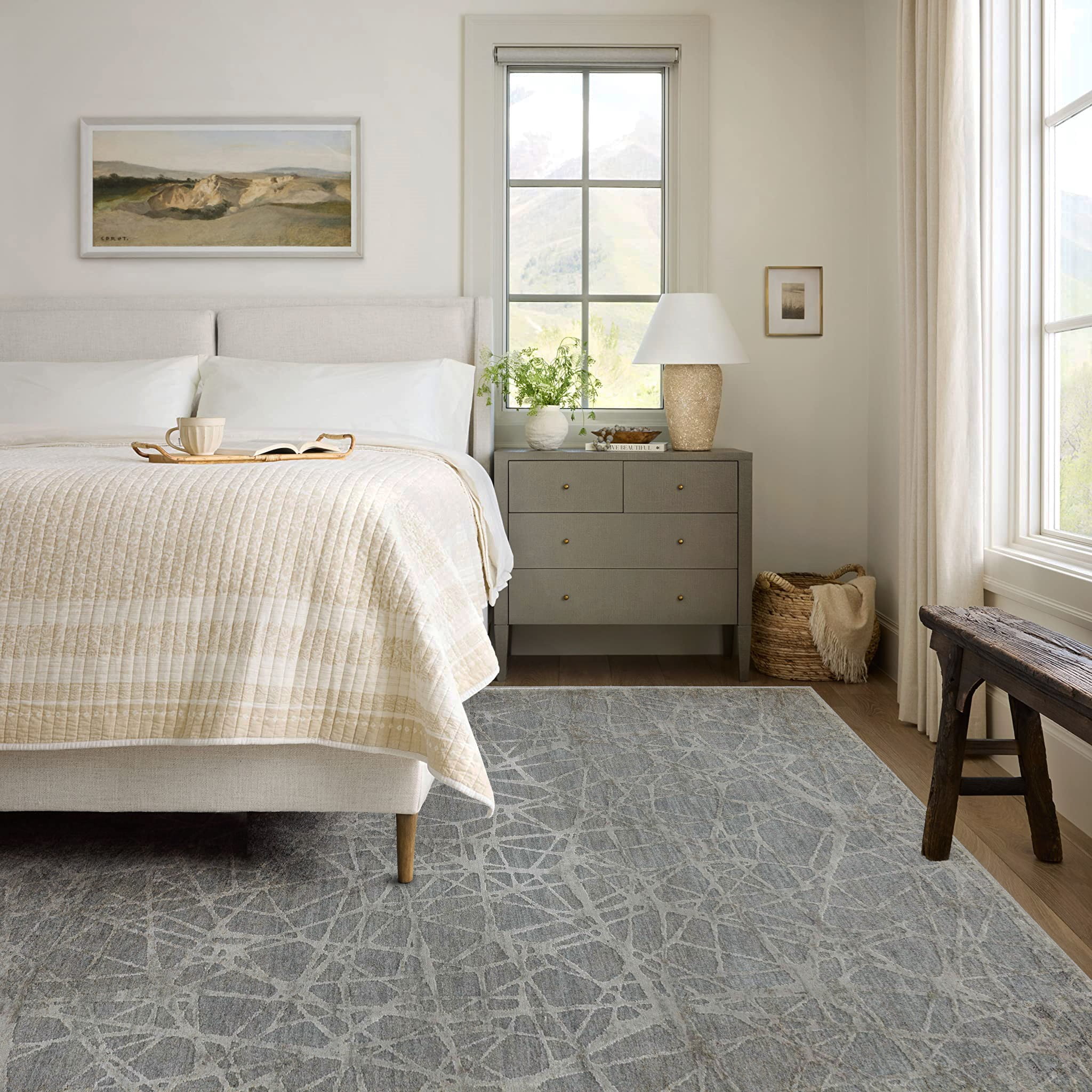 Rug Branch Melo Collection Modern Abstract Scandinavian Indoor Area Rug