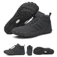 thumbnail image 3 of Botas de nieve forradas de piel, botas de senderismo de felpa, zapatos deportivos cálidos para mujeres y hombres para invierno, 3 of 9