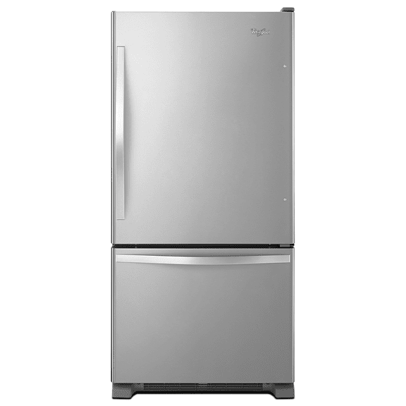 Whirlpool Wrb329dmb 30" 19 Cu. Ft. Bottom Mount Refrigerator - Stainless Steel