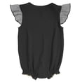 thumbnail image 3 of Girls Newborn & Infant Black/Heathered Gray New Orleans Saints All The Love Bodysuit Bib & Booties Set, 3 of 5