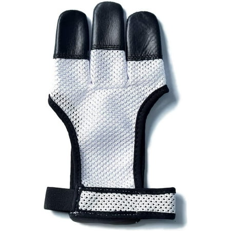 

Universe Archery Polyester Glove | Handmade Shooting Hunting Three Finger Gloves | Recurve Bow Archery Polyester Gloves | Excellent Fitting (S)
