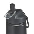 Mainstays 24 fl oz Rich Black Solid Print Insulated Stainless Steel