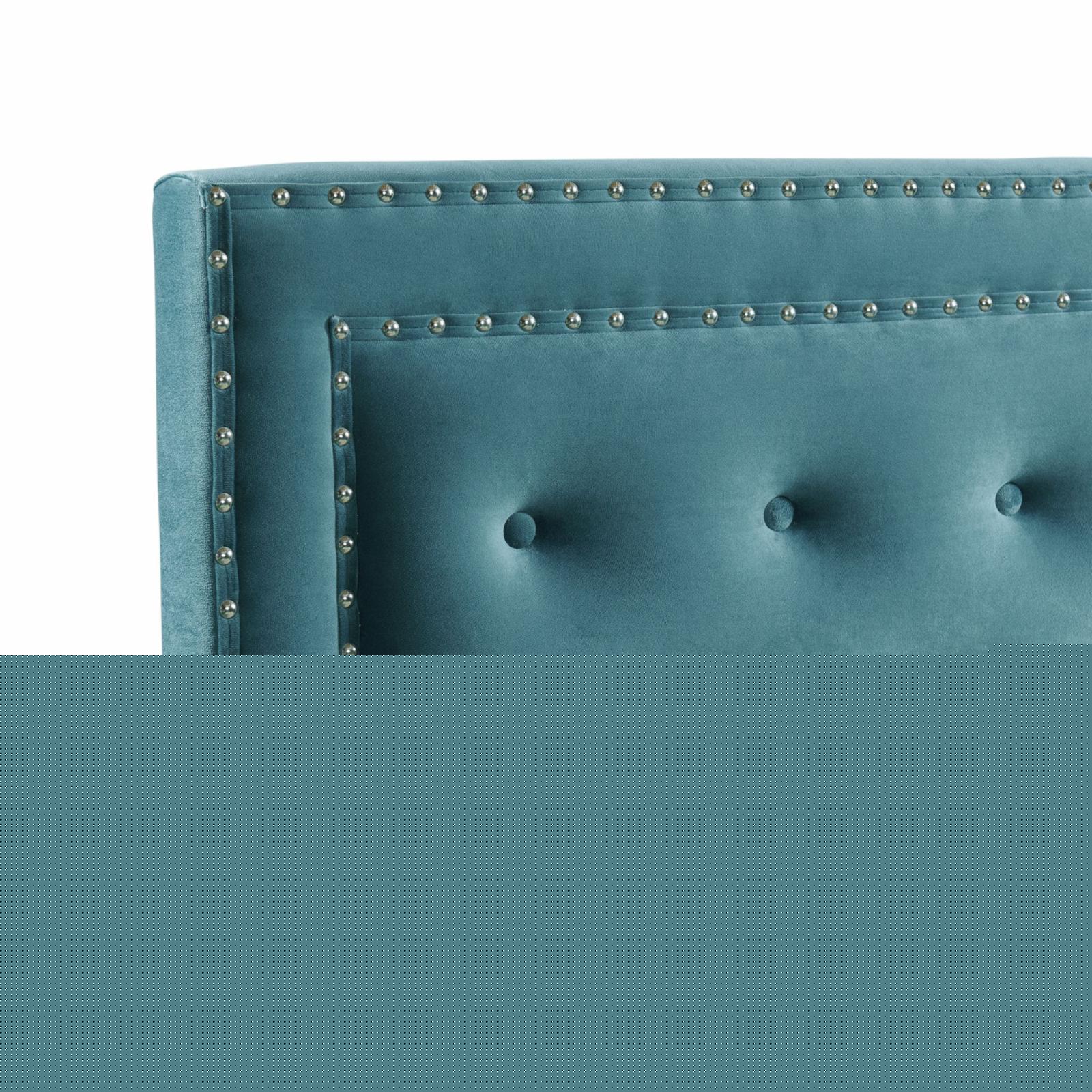 thumbnail image 2 of Picket House Furnishings Teagan Full Upholstered Platform Bed in Blush, 2 of 10