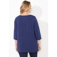thumbnail image 2 of Catherines Women's Plus Size Suprema Snap-Placket Tee, 2 of 6