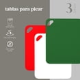 thumbnail image 2 of Juego de Tablas de Cocina para Picar Alimentos de Plástico 3 Piezas COLORBOARD3 ColorHome, 2 of 5