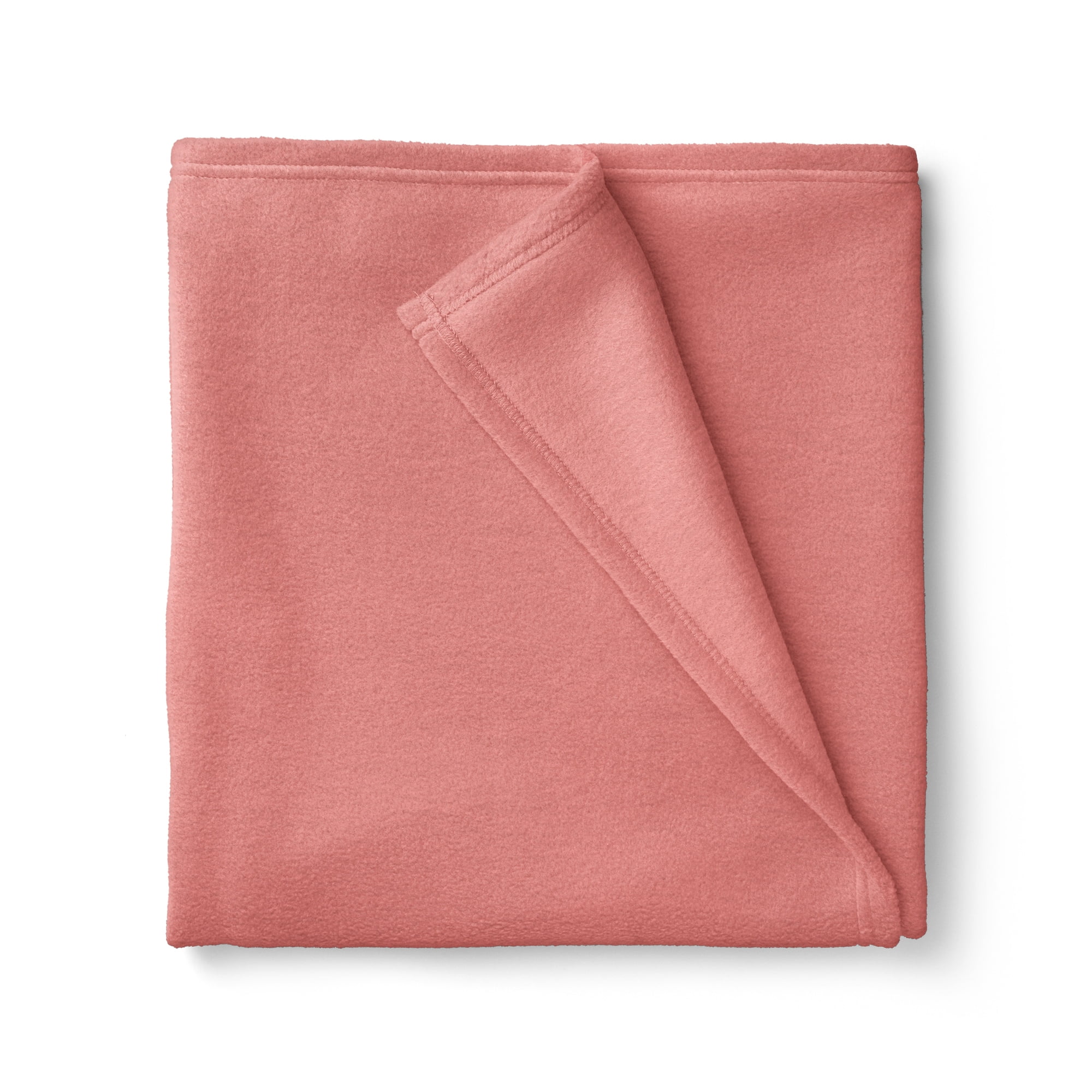 Mainstays 1.5 Yards 100% Polyester Lux Anti-pill Fleece Solids, Coral, 60" Wide for Crafts