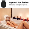 thumbnail image 3 of Qarigey Inicio Adultos Guante de baño portátil Brazo Pierna Pecho Cuerpo Depurador Guantes Herramienta de masaje Accesorios de baño Negro Type3 NO3, 3 of 6