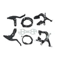 thumbnail image 4 of Siruishop Bike Brake Set Garage Universal Grip Replacement Home Shop Work Brake Levers black, 4 of 8