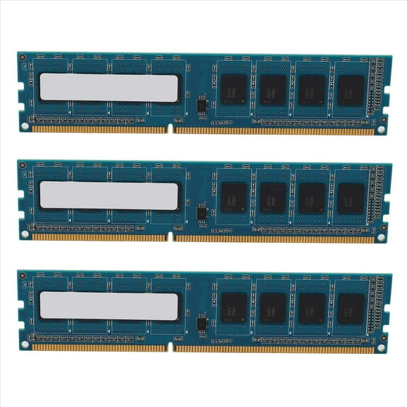 3X Memoria de Ordenador de Escritorio DDR3 4GB 1RX8 PC3L-12800U 1600Mhz 240Pins 1.35V CL11 DIMM Ram para Placa Base