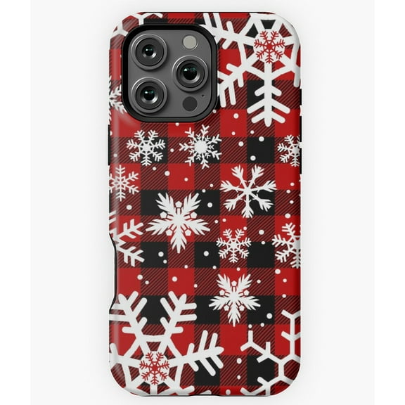 Christmas Red Buffalo Plaid N3900 Phone Case for iPhone 17 16 15 14 13 12 11 Pro Max