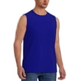 thumbnail image 2 of Fotbe Navy Men's Camiseta sin Mangas Estampada para Hombres, Playera Casual para Gimnasio, Entrenamiento, Playa-Medium, 2 of 7