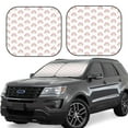 thumbnail image 2 of Picia Rainbow 2 Piece Car Windshield Sun Shade Foldable | Foldable Sun Shield for Front Window Blocks UV Rays and Keeps Your Vehicle Cool-Large, 2 of 7