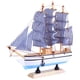 thumbnail image 2 of 1 pieza modelo de barco de vela de madera modelo de velero de madera Vintage decoración del hogar náutica, 2 of 8