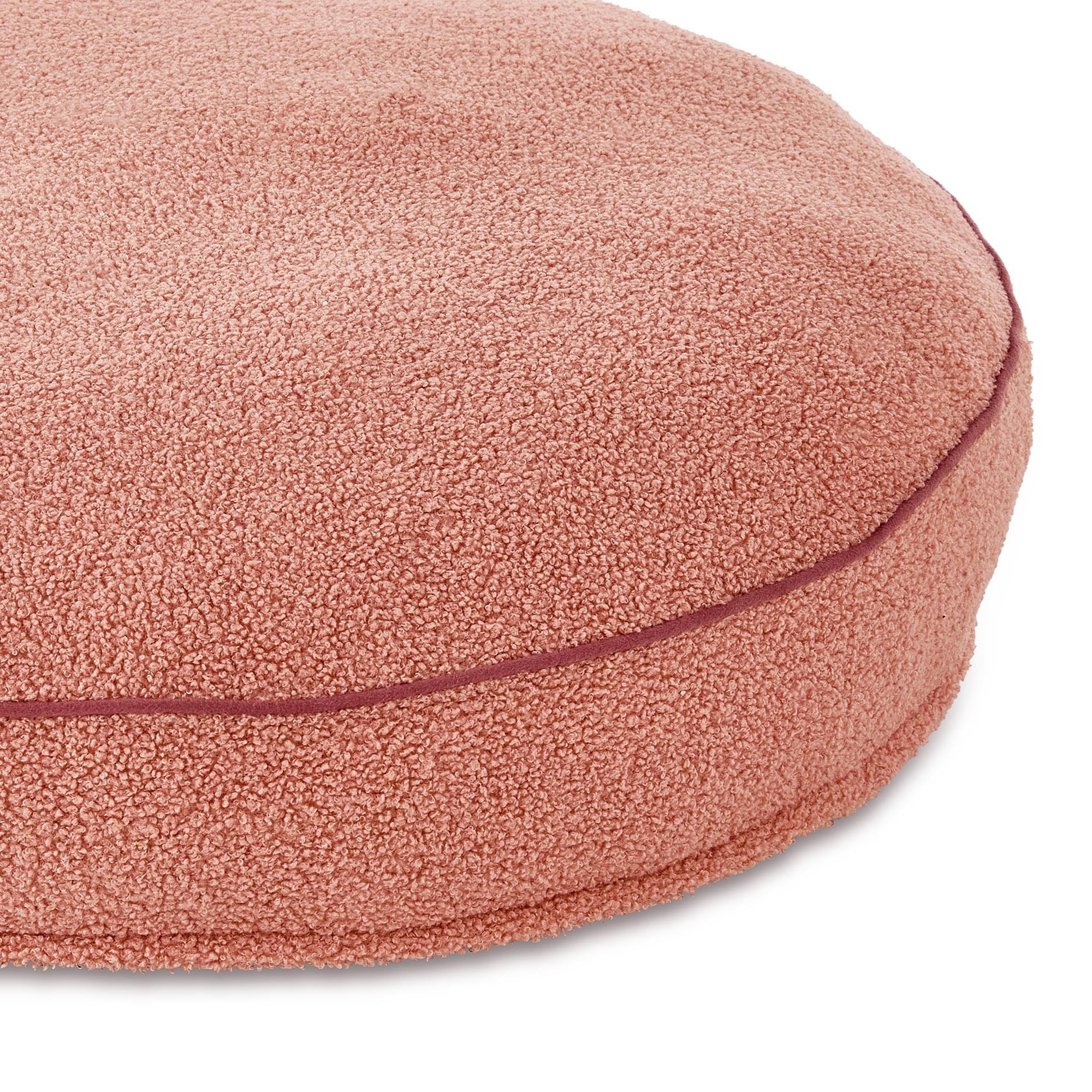 Vibrant Life Large Round Dog Bed, Pink, 36" x 36"