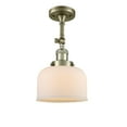 thumbnail image 3 of Innovations 1-LT LED Large Bell 8" Semi-Flush Mount - Antique Brass - 201F-AB-G73-LED, 3 of 5