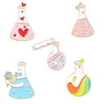 thumbnail image 1 of Broches de vaso químico jinwen 5 piezas Insignias Pin de cuello de solapa Adornos novedosos, 1 of 8