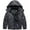 Black Football Camo, variant on Boys Fleece Ski Jacket Waterproof Kids Hooded Winter Warm Snow Coat