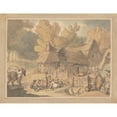 thumbnail image 3 of Thomas Rowlandson 14x12 Black Modern Framed Museum Art Print Titled - Country Farm Yard, Devon (ca. 1780-1825), 3 of 5
