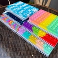 thumbnail image 5 of Push Bubble Notebook Con Llavero Pen Cap College Ruled Paper Stress Relief Toy Gift Para La Escuela Home College Office Silicone Supplies Set Methold EL017039-04, 5 of 5