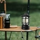thumbnail image 5 of Linterna de camping exterior estilo retro con luz LED COB | Lámpara de tienda portátil impermeable con brillo regulable | Batería recargable de 1200mAh | 20-200 lúmenes | 11.5x19.5 cm | Incluye, 5 of 5