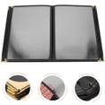 thumbnail image 2 of EeaseCA Manchon de Menu Bar à Café Housse de Menu Recette Support Transparent Menu Housse de Protection en PVC, 2 of 4