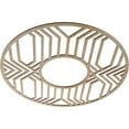 thumbnail image 2 of 28"OD x 10 1/4"ID x 1/4"T Empire Wood Fretwork Pierced Ceiling Medallion, Birch, 2 of 3