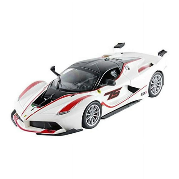 Bburago 26301W Ferrari Racing FXX-K 75 1 by 24 Scale Diecast Model Car - White