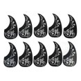 thumbnail image 1 of 10 protectores de golpeador para guitarra acústica con forma de flor de campanilla, resistentes a los arañazos. Adhesivos protectores para golpeador de guitarra., 1 of 5