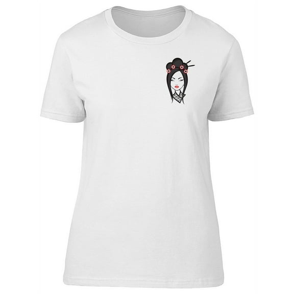Cute Elegant Japanese Lady Tee Women's -Image by Shutterstock