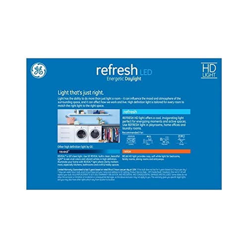 GE Refresh 40-Watt EQ Daylight Dimmable Light Bulbs (8-Pack)