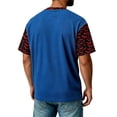 thumbnail image 7 of Fabrcox S-4XL Halloween T&nbsp;shirts for Man Funny Ghost Pumpkin Cat Mens T Shirts Graphic Fall Winter Festival Corduroy Raglan Mens Shirts Short Sleeve Blue S, 7 of 7