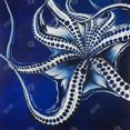 thumbnail image 3 of Dancing octopus - 24"x24" canvas - Print on demand, 3 of 5