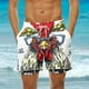thumbnail image 1 of Pantalones cortos de playa holgados de verano para hombre, con bolsillos, para nadar., 1 of 6