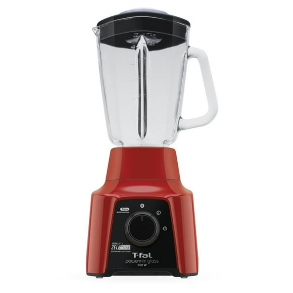 Licuadora T-fal Powermix Vidrio LN283FMX 2V Roja Negra