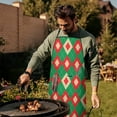 thumbnail image 4 of Christmas Adjustable Waterproof Apron for Adults 33x27 Inch – Cooking Apron with 2 Large Pockets, Durable Polyester Bib for Kitchen, Baking, BBQ, and Home Use, 4 of 6