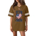 thumbnail image 4 of 250 Years 1776-2026 250th Birthday Eagle T-Shirt for Celebrate 250th Anniversary of America Patriotic Veteran Tee 250 Short Sleeved Top for Woman, 4 of 7