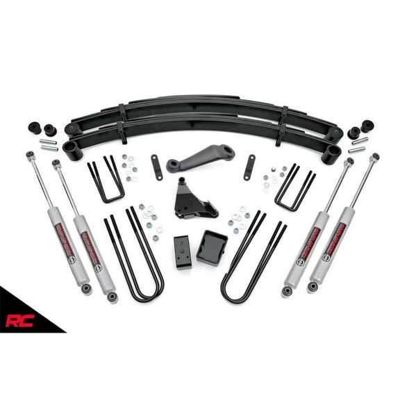 Rough Country 6" Lift Kit (fits) 1999-2004 Super Duty F250 F350 4WD includes N3 Shocks Suspension System 49630
