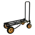 thumbnail image 5 of Rocknroller R18Rt (Mega Plus) 8In1 Folding Multicarthand Truckdollyplatform Cart42" To 60" Telescoping Frame700 Lbs Load Capacity, Black, 5 of 9